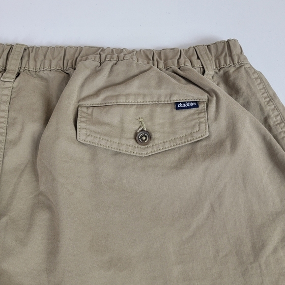 Chubbies  The Dunes Tan Originals Stretch 7" Twill Shorts  Sz XXL NEW - Picture 8 of 13